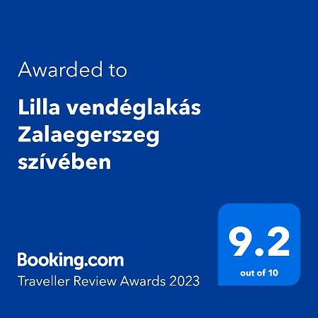 Lilla Vendeglakas Zalaegerszeg Sziveben公寓 外观 照片
